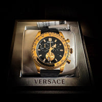 Versace Mainline Uhr Chrono X Medusa Gold Greca Baroque