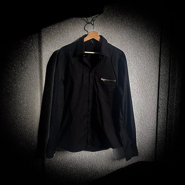 Versus Versace Hemd Gold Oro Lion Logo Shirt Zipper