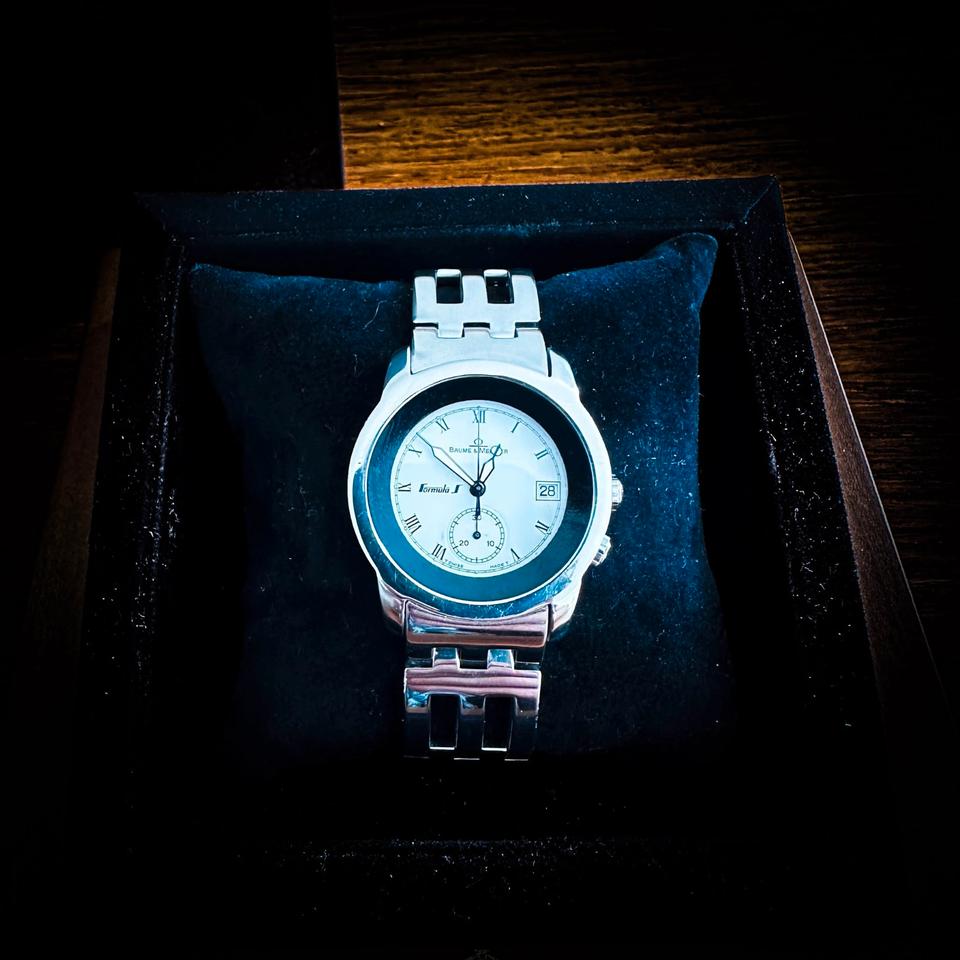 Baume Mercier Uhr Chronograph Mono Pusher Formula S Swiss