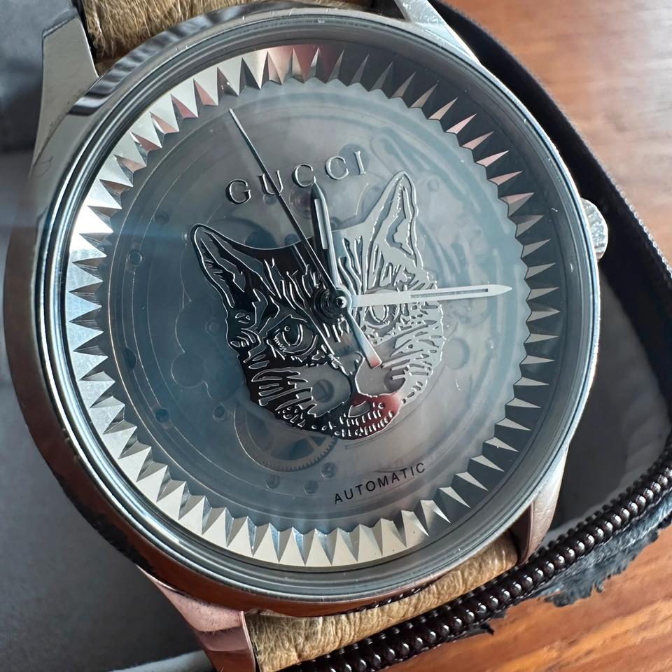 Gucci Uhr Automatik ETA Timeless See Through Skeleton