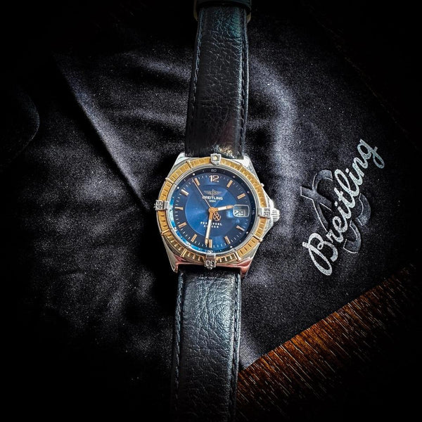 Breitling Sirius Perpetuel Uhr Swiss Made 18k Gold Lünet