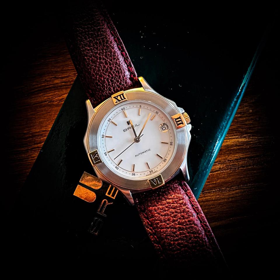 Breil Automatik Uhr Swiss Made ETA 2824 Vintage