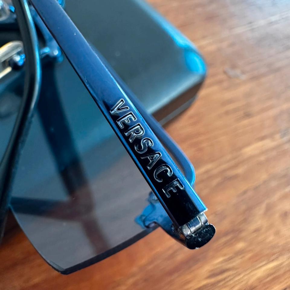 Versace Vintage Sonnenbrille Medusa Mainline Full Set Italy