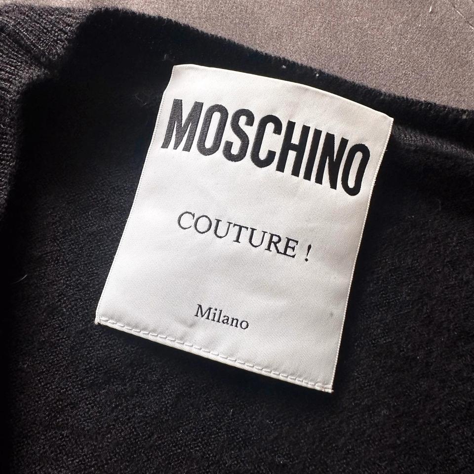 Moschino Mainline Strickjacke Greca Baroque Wool Milano
