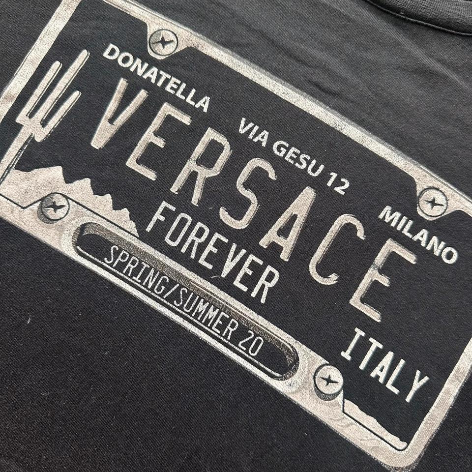 Versace Mainline T-Shirt Via Gesu 12 Cactus Milano Italy