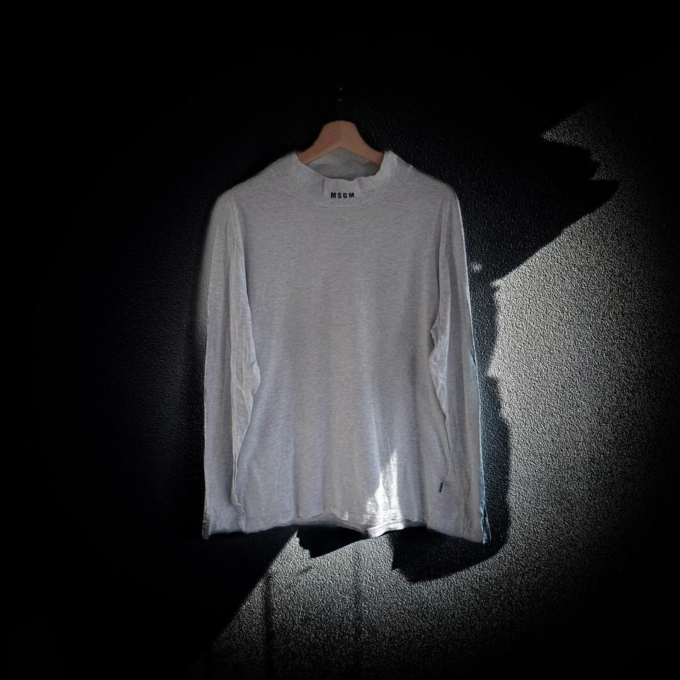 MSGM Milano Longsleeve Turtleneck Logo Couture made in Italy