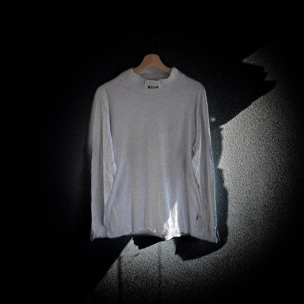 MSGM Milano Longsleeve Turtleneck Logo Couture made in Italy