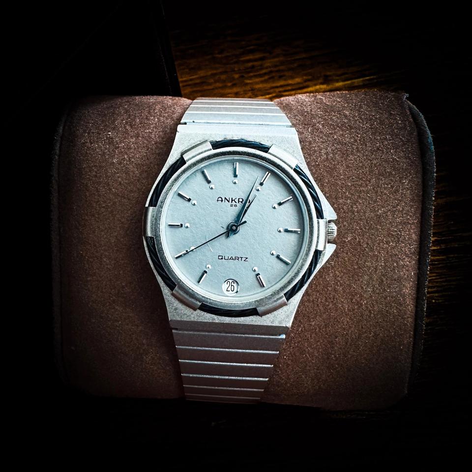 Ankra Uhr Slim Grey Date