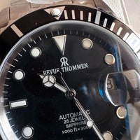 Revue Thommen Uhr Automatik Diver Datejust ETA Swiss Mad