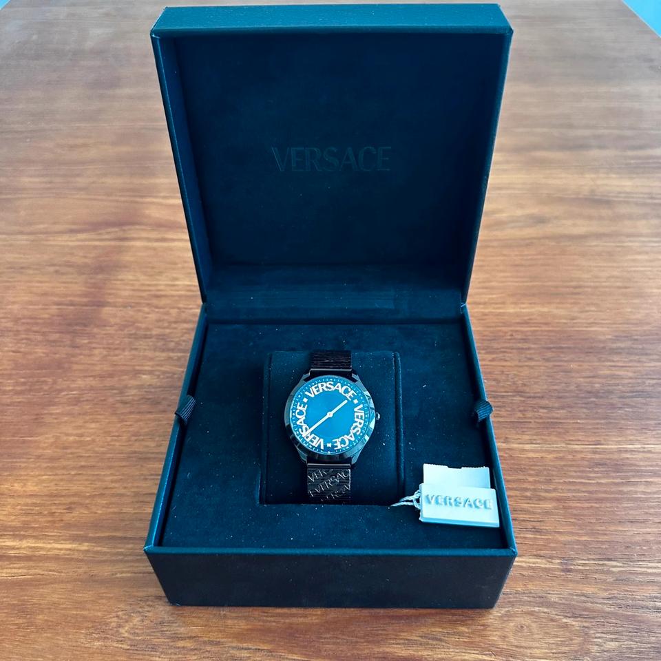 Versace Mainline Uhr Logo Halo Medusa VE20 Swiss Made