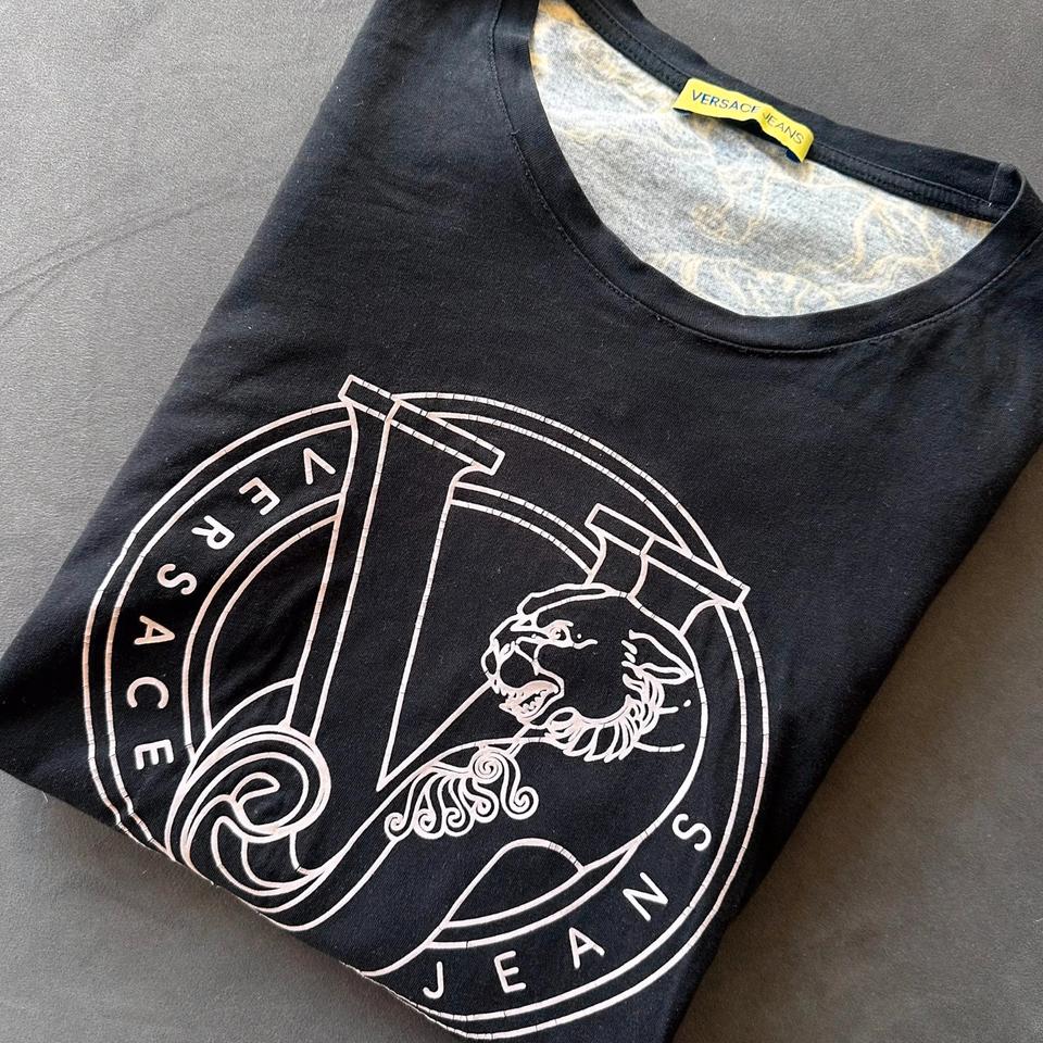 Versace Jeans T-Shirt Lion Logo Colorsleeves Tiger