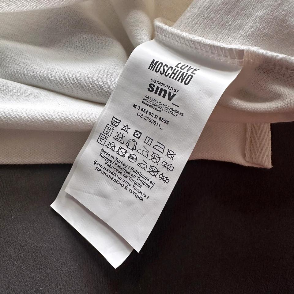 Moschino Love Poloshirt Peace Logo Milano Hemd