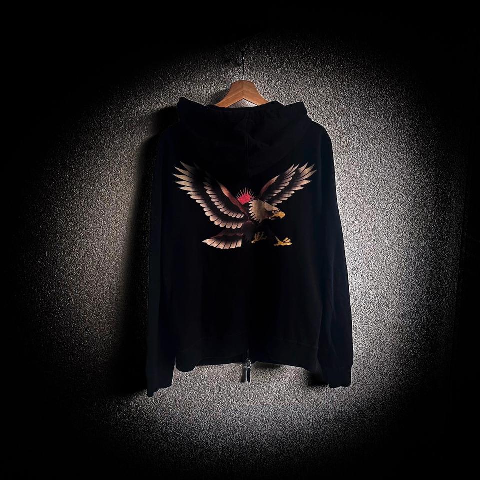Ed Hardy Zip Hoodie Eagle Adler Front und Back print
