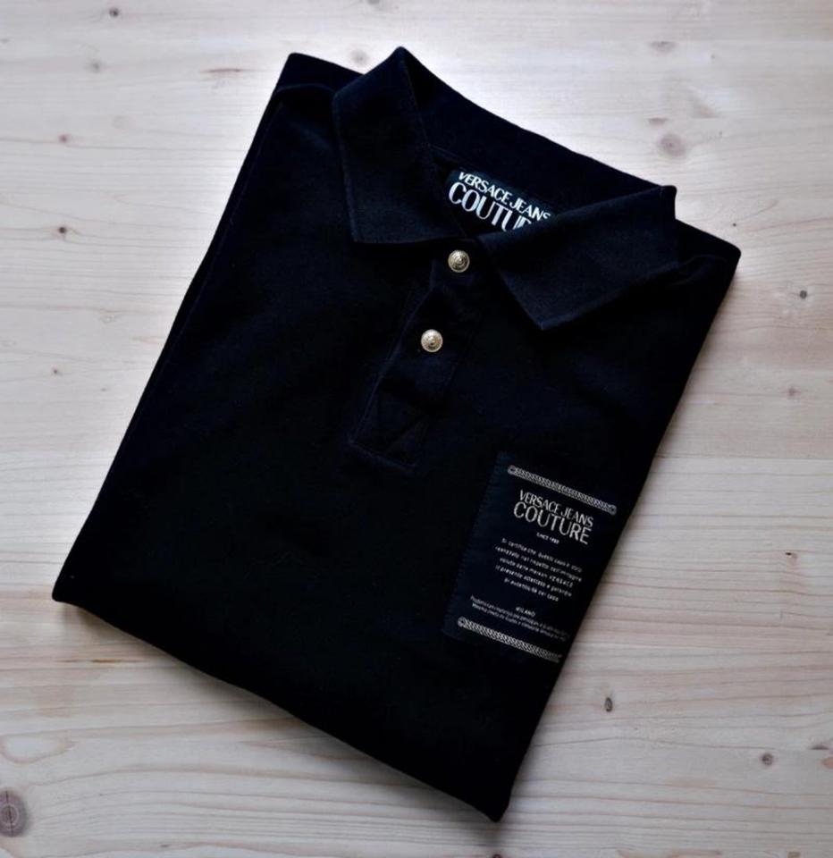 Versace Jeans Couture Poloshirt mit gold Knöpfen CLG Cod