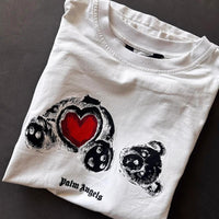 Palm Angels T-Shirt Beheaded Bear Heart made in Italy