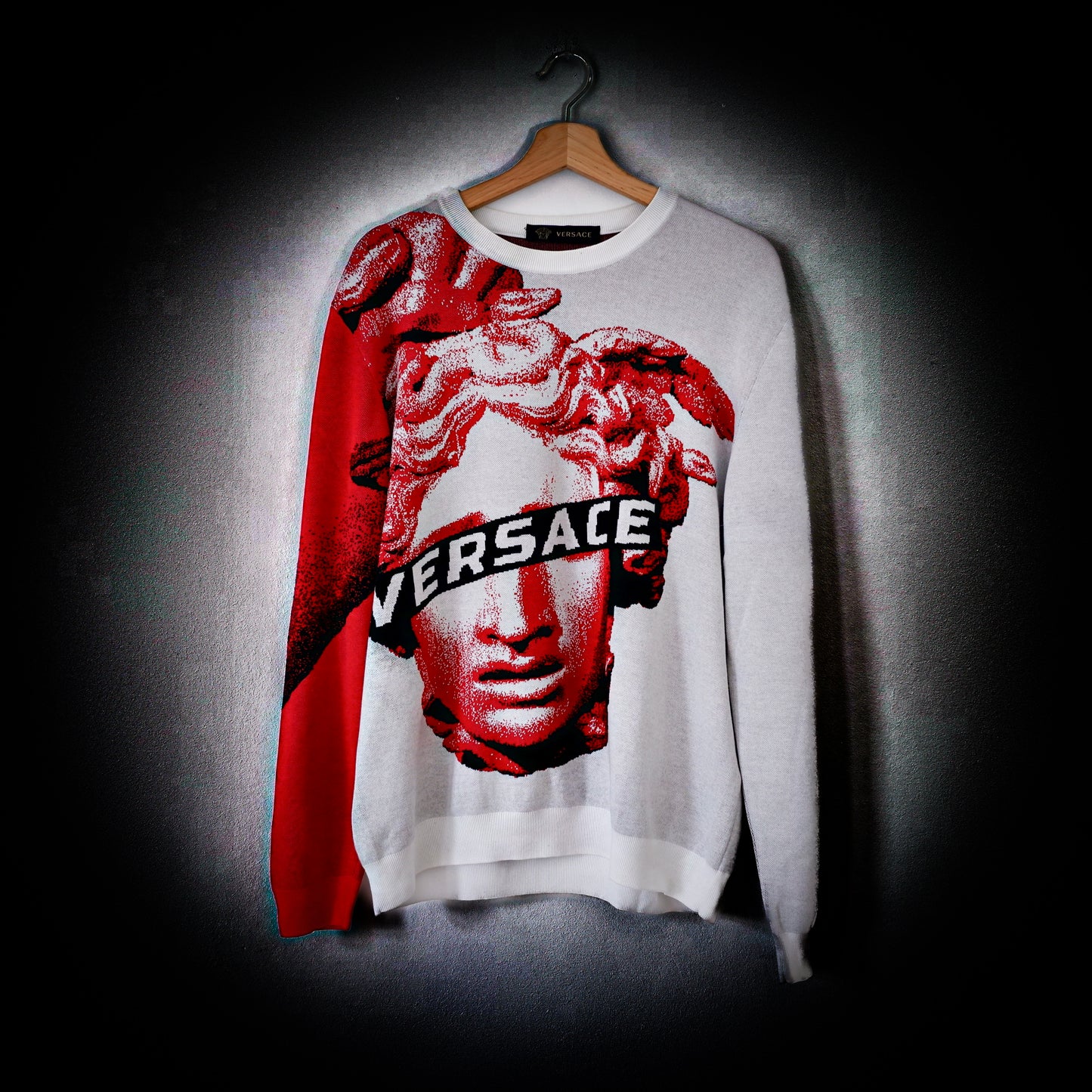 Versace Mainline Pullover Medusa GZUZ Baroque Strick