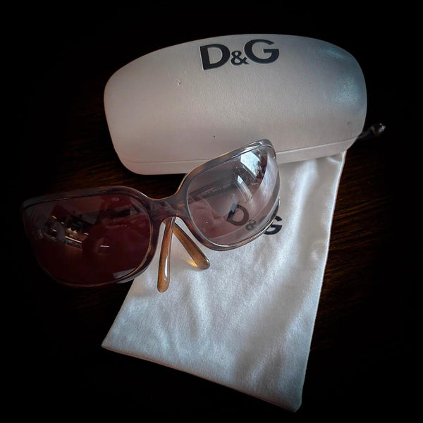 Dolce & Gabbana Sonnenbrille D&G Brille mit Etui Italy