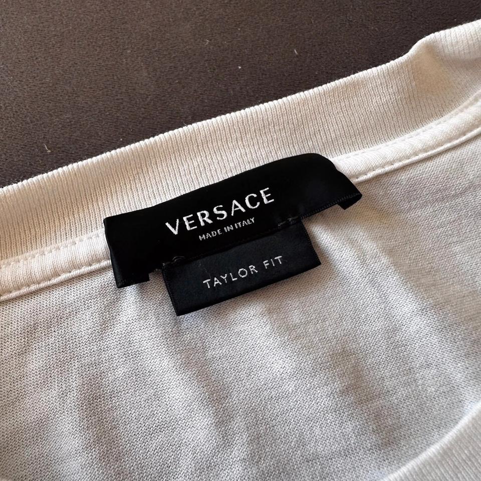 Versace Mainline T-Shirt Medusa Baroque White Taylor Fit