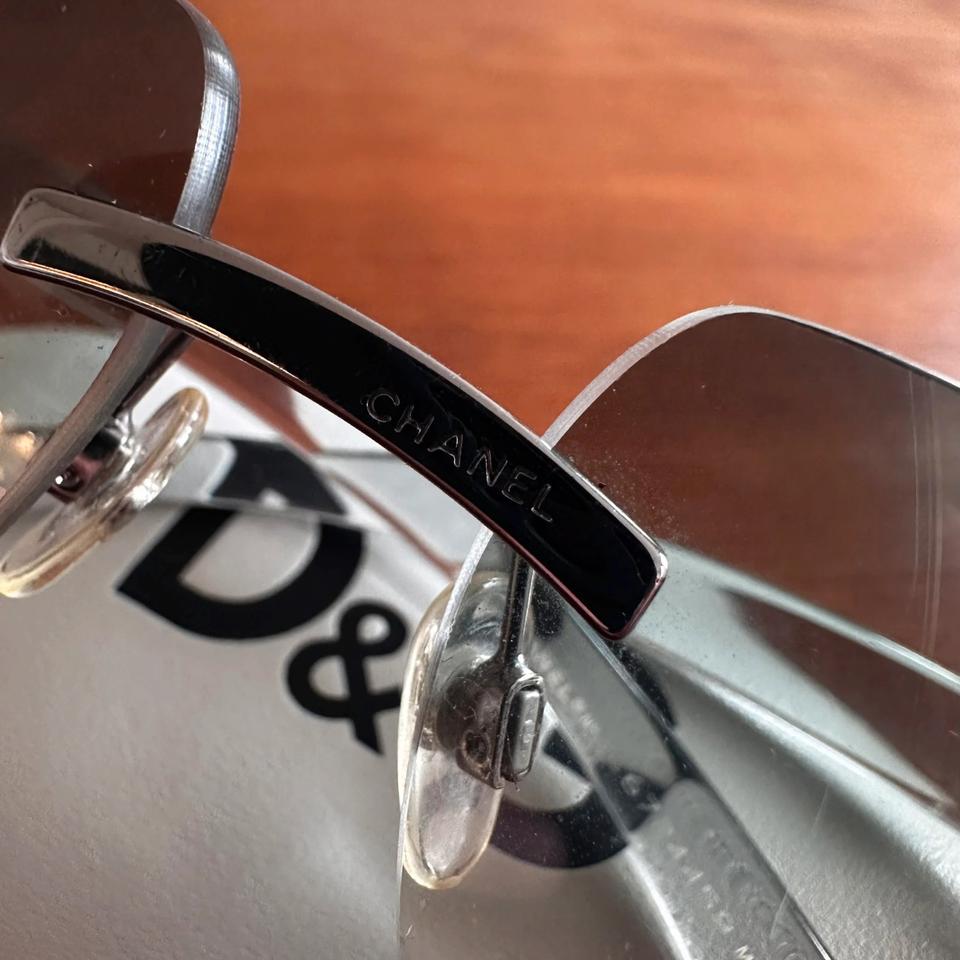 Chanel Sonnenbrille Rimless Logo CH4048 Made in Italy