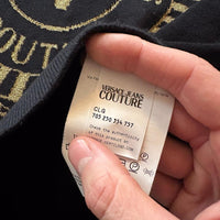 Versace Jeans Couture Pullover Logo Knitted Gold Oro CLG