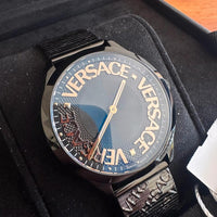 Versace Mainline Uhr Logo Halo Medusa VE20 Swiss Made