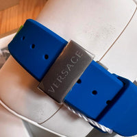 Versace Palazzo Pop Uhr Medusa Electric Blue Swiss Made