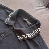 Versace Mainline Poloshirt Medusa Baroque Greca Italy