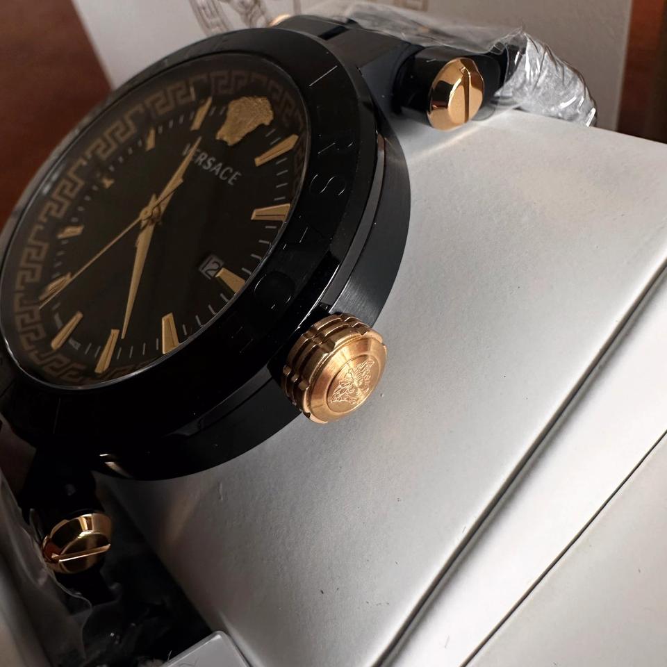 Versace Mainline Uhr Aion Medusa Oro Baroque Greca