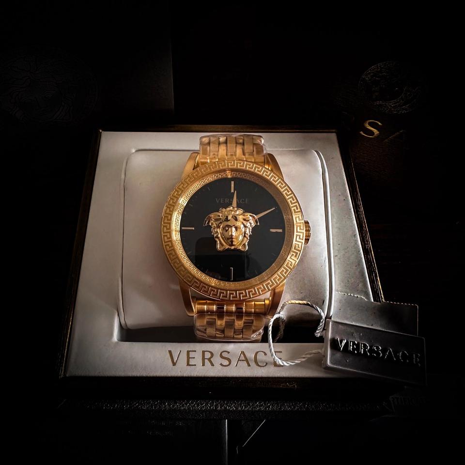 Versace Mainline Uhr Palazzo Medusa Swiss Made Full Set