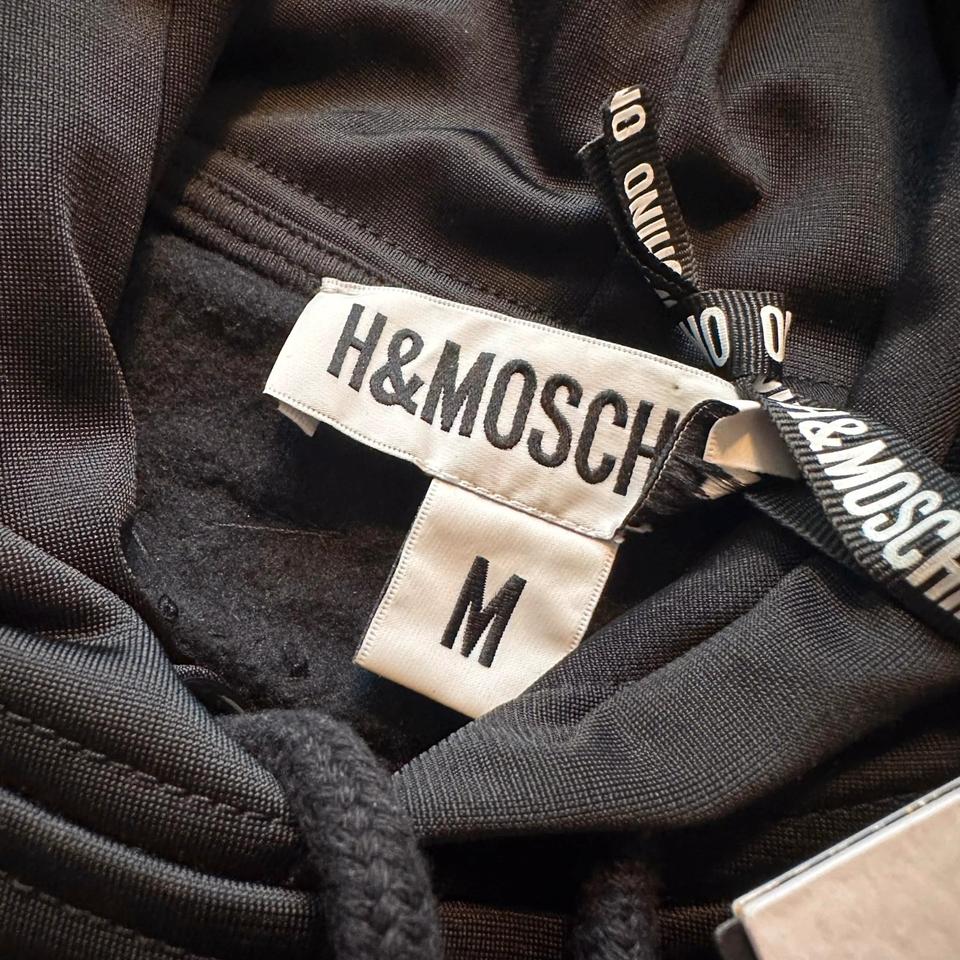 Moschino X H&M Hoodie Hand embroided gold Chain Limited