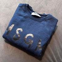 MSGM Sweatshirt Logo Milano made in Italy