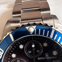 Revue Thommen Chronograph Diver Automatik Swiss Full Set