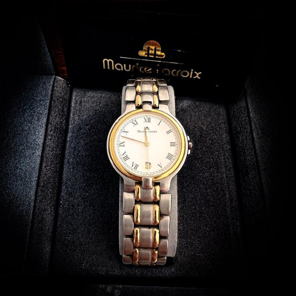Maurice Lacroix 69637 Uhr Two Tone Swiss Made Fullset