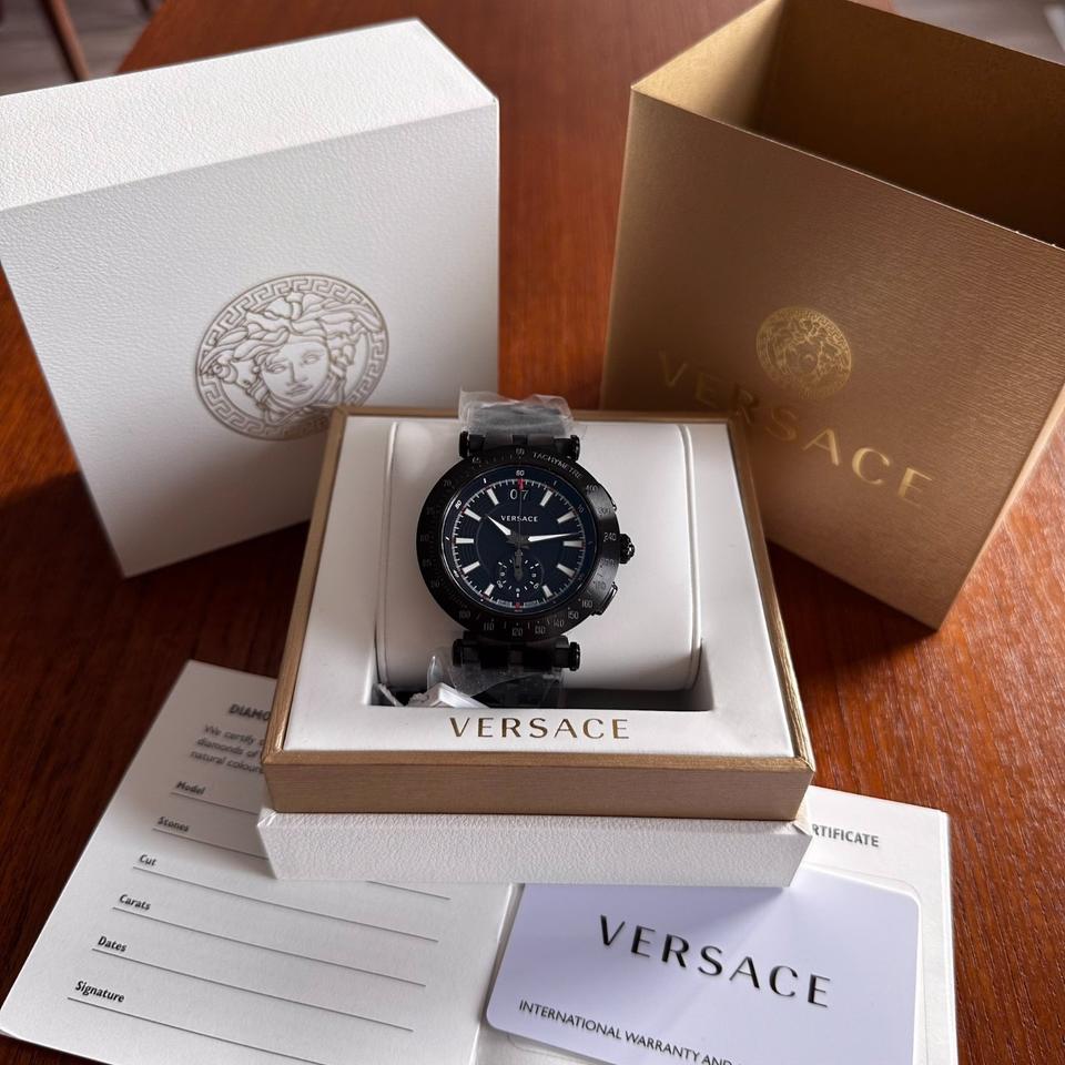 Versace Mainline V-Race Uhr Chronograph Tachymeter Swiss