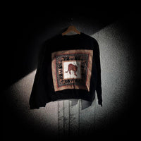 Versace Mainline Sweatshirt Leopard Baroque Medusa Italy CLG