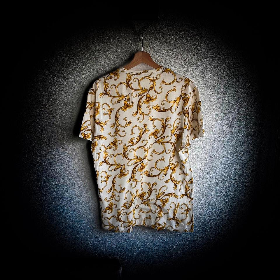 Versace Mainline T-Shirt Baroque All Over Print Fleur