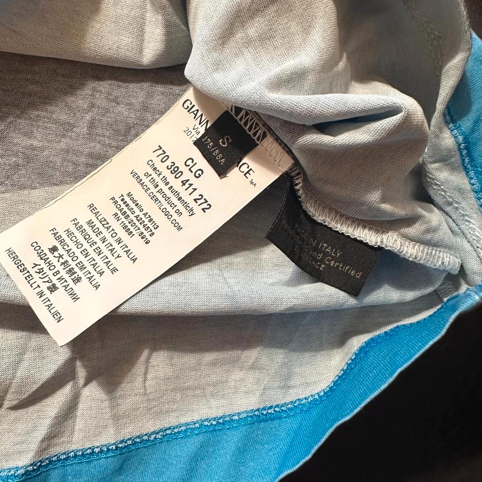 Versace Mainline T-Shirt Medusa Fragment Mosaik Italy CLG
