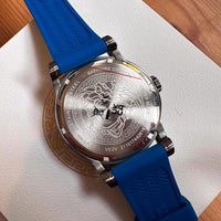 Versace Palazzo Pop Uhr Medusa Electric Blue Swiss Made
