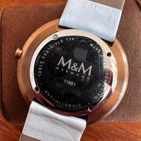 M&M Uhr XXL Designer Neu 11881