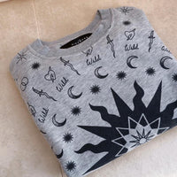 John Richmond Sweatshirt Love knife Logo Emblem