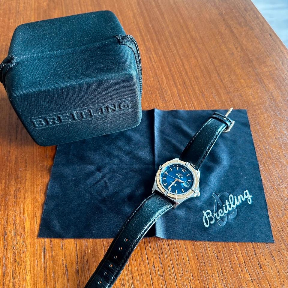 Breitling Sirius Perpetuel Uhr Swiss Made 18k Gold Lünet