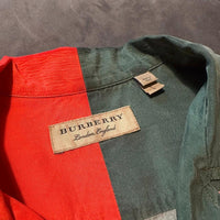 Burberry Hemd Seide Baroque all over print patchwork Italy