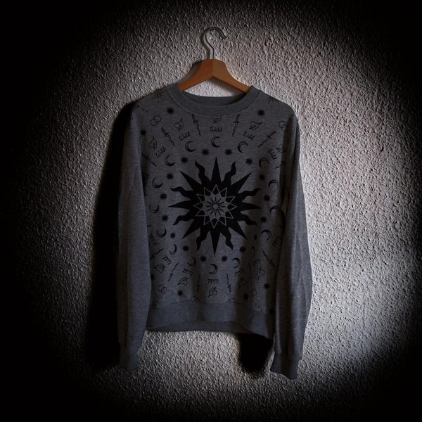 John Richmond Sweatshirt Love knife Logo Emblem