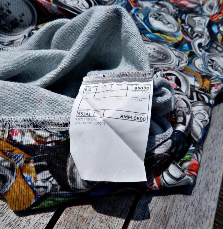 Moschino Mainline Pullover Dosen Trash Punk made in Ital