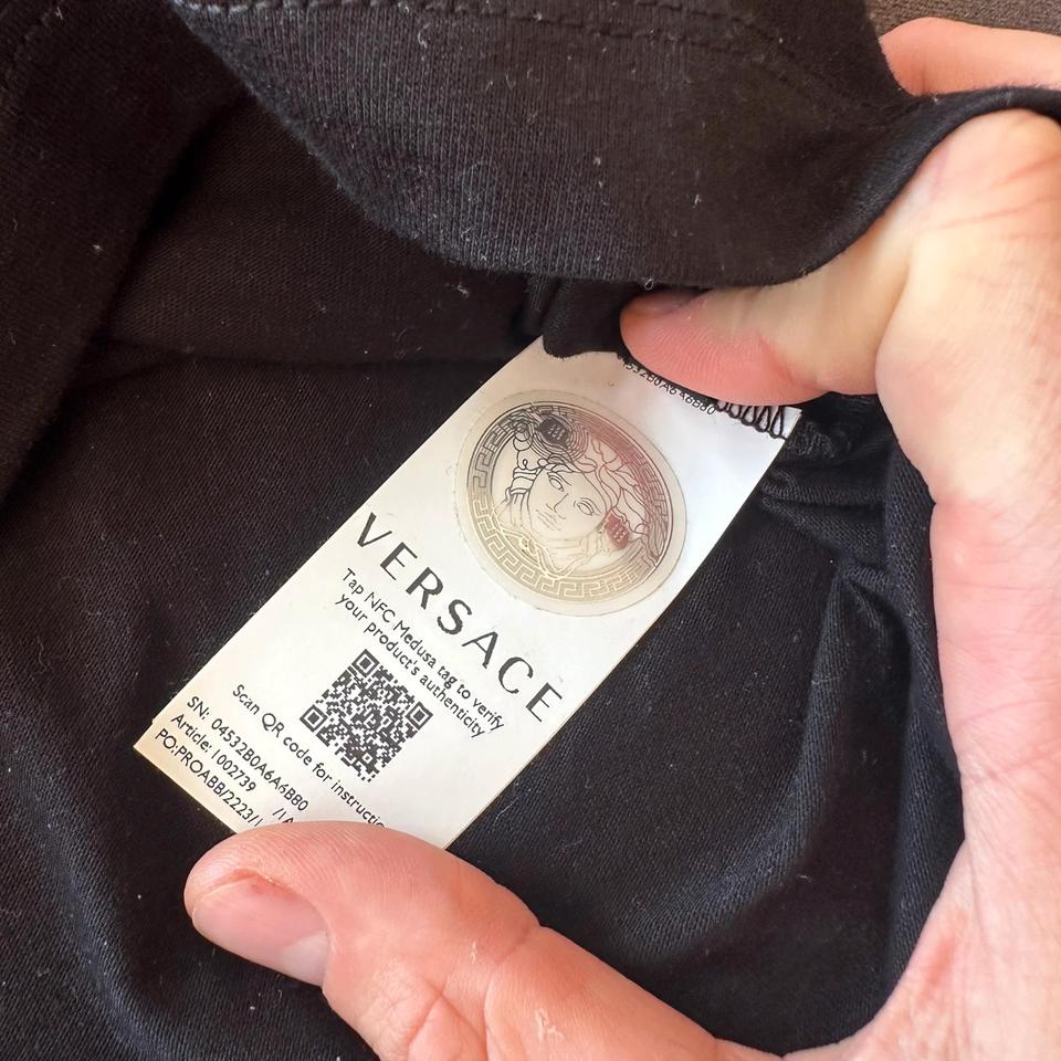 Versace Mainline Shirt Longsleeve Spraypaint Medusa