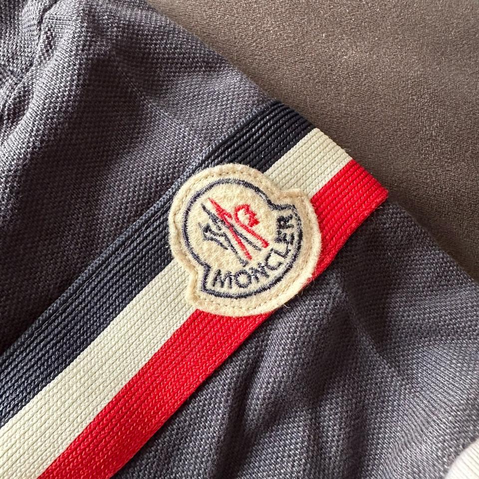 Moncler poloshirt mit kontraststreifen und Emblem CLG Co