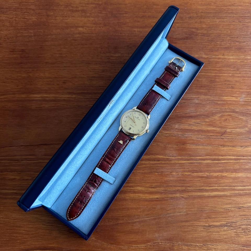 Maurice Lacroix Automatik Uhr Gold Vergoldet Swiss Made