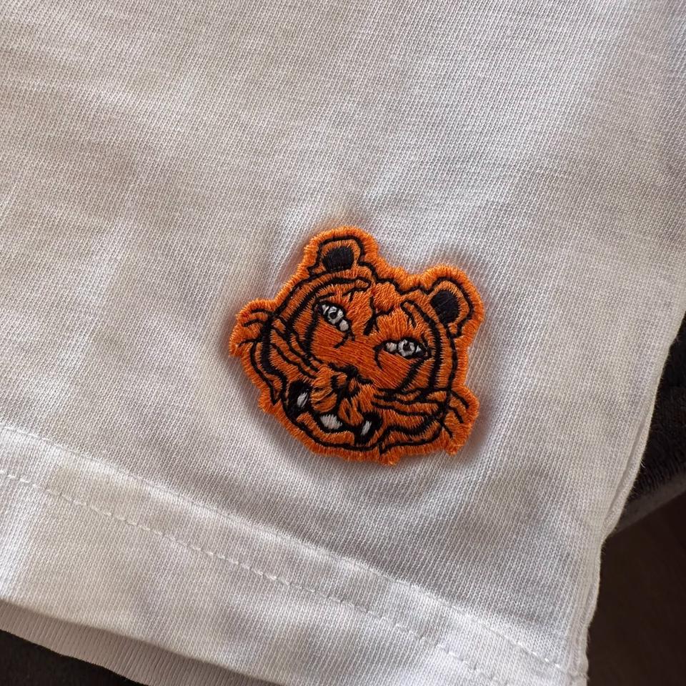 Kenzo T-Shirt Tiger Asia Front & Back Print Lion