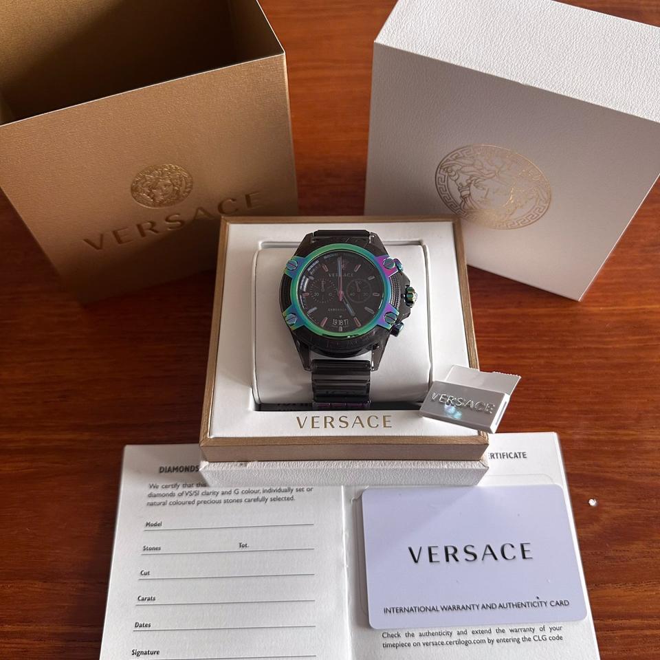 Versace Mainline Uhr Icon Sport Chronograph Medusa Swiss