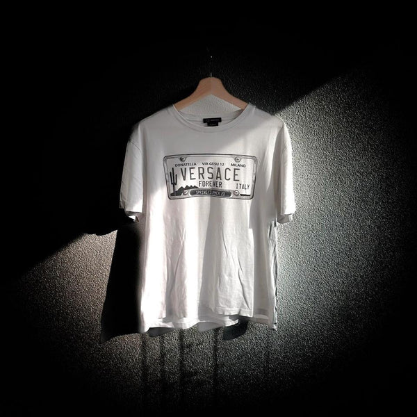 Versace Mainline T-Shirt Via Gesu 12 Medusa Cactus Italy